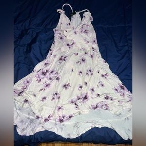 Purple Floral Dress
